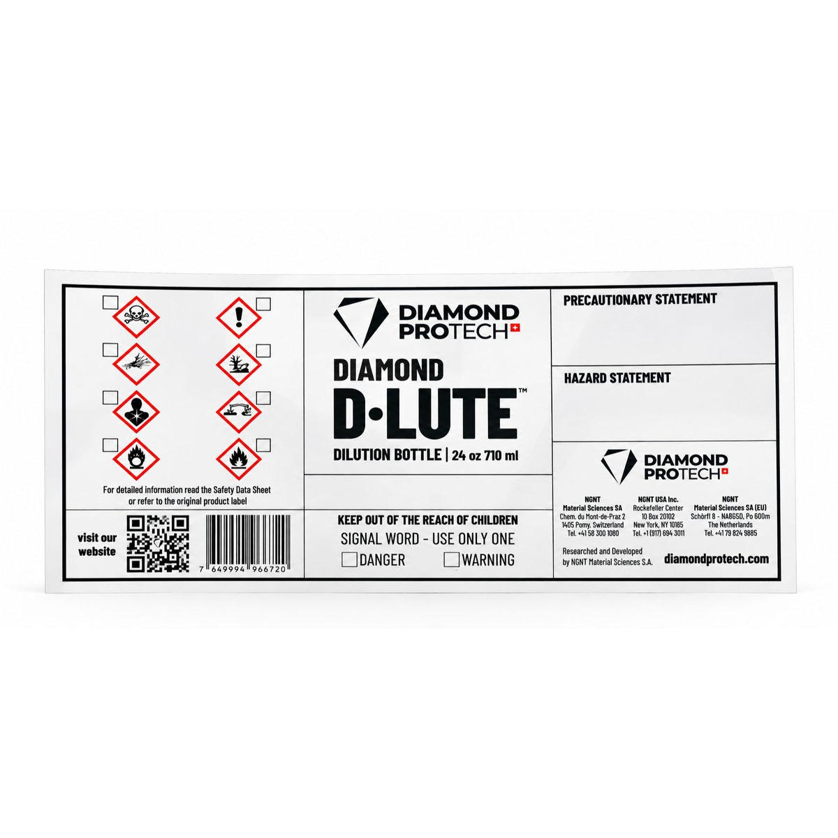 Diamond D-LUTE bottle 24oz/710ml